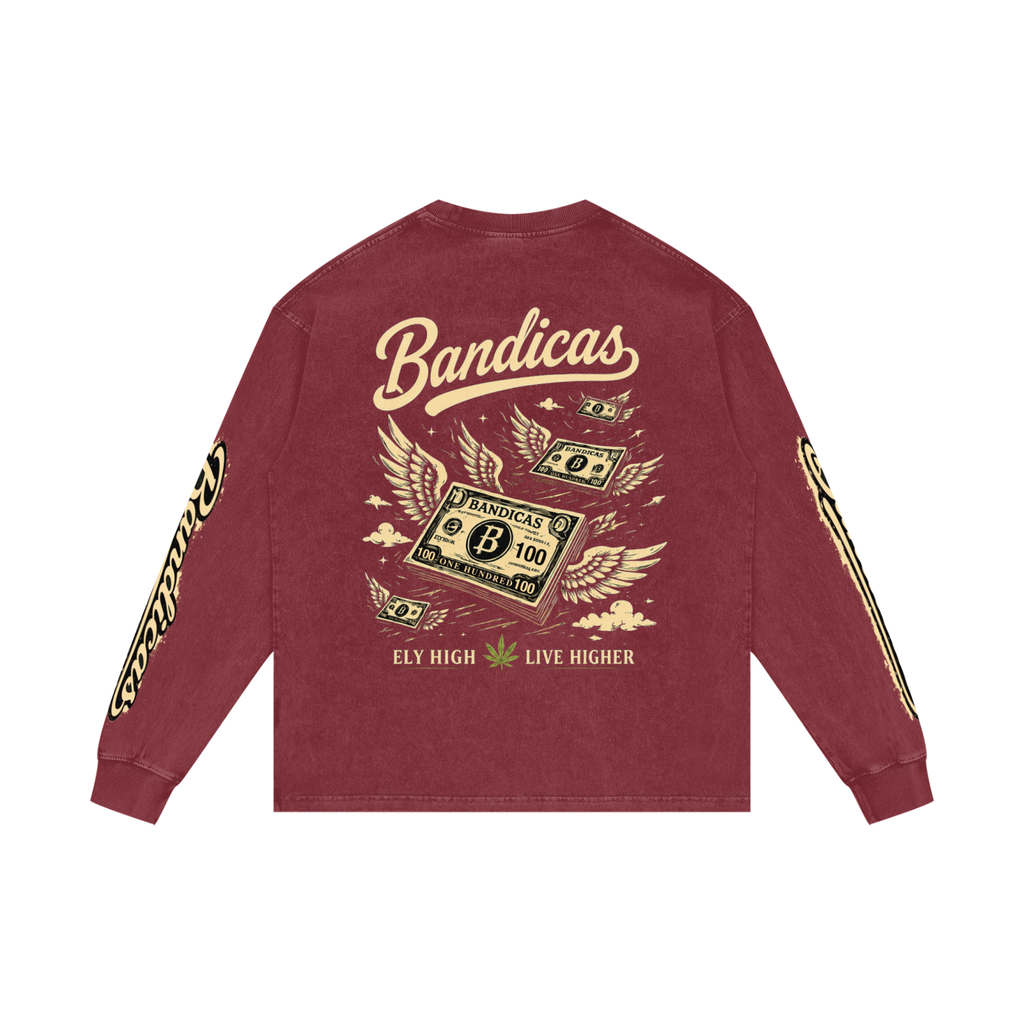 Bandicas acid washed Long Sleeve T-Shirt