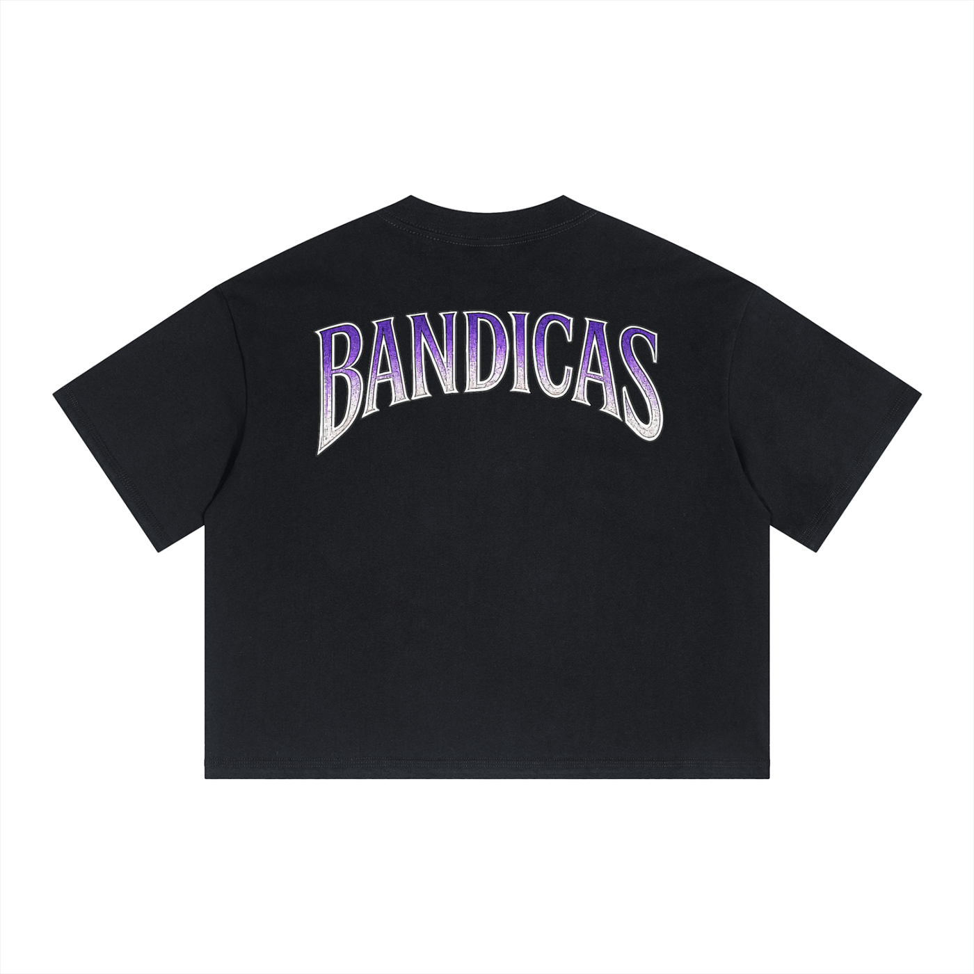 Unisex Boxy Drop Shoulder Crop T-Shirt