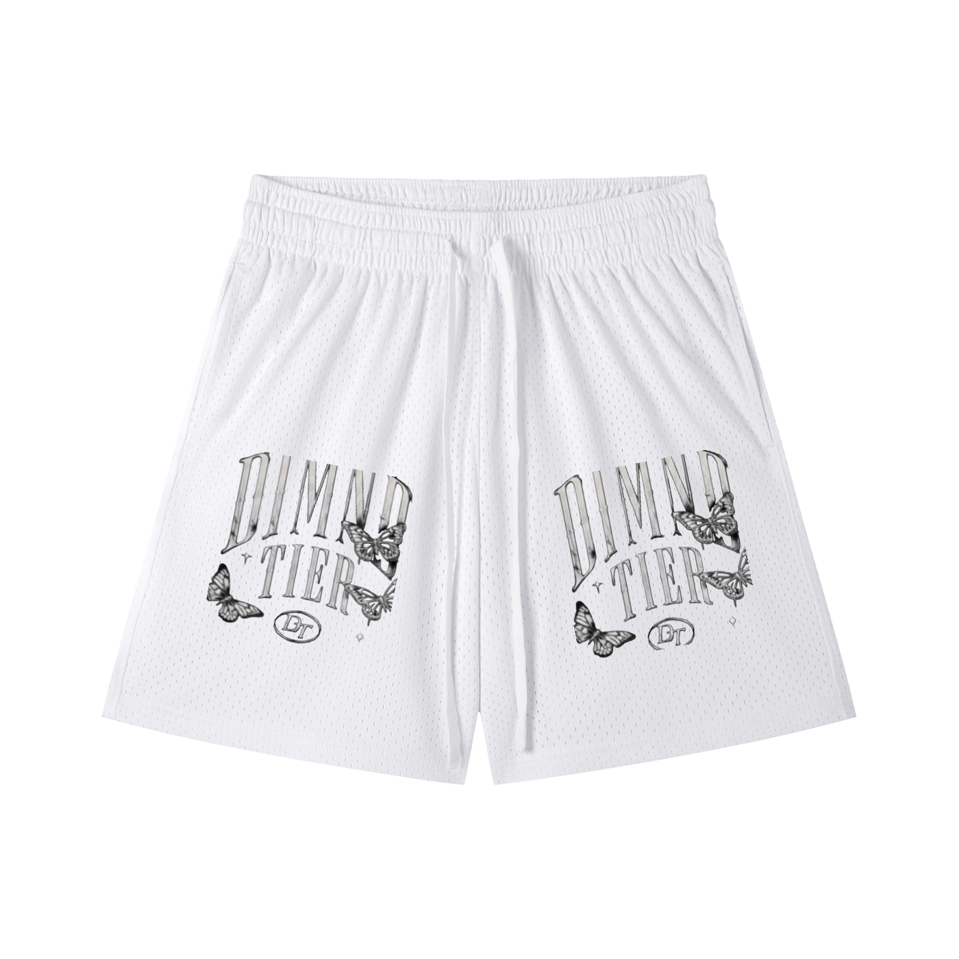 Mesh Drawstring Shorts