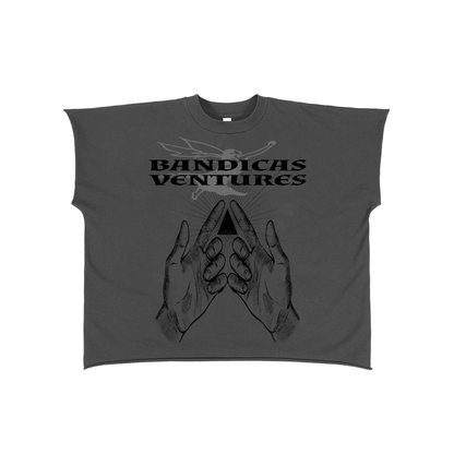 Raw Edge Boxy Non-Shrink T-Shirt