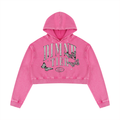 Women’s Mineral Washed Crop Hoodie