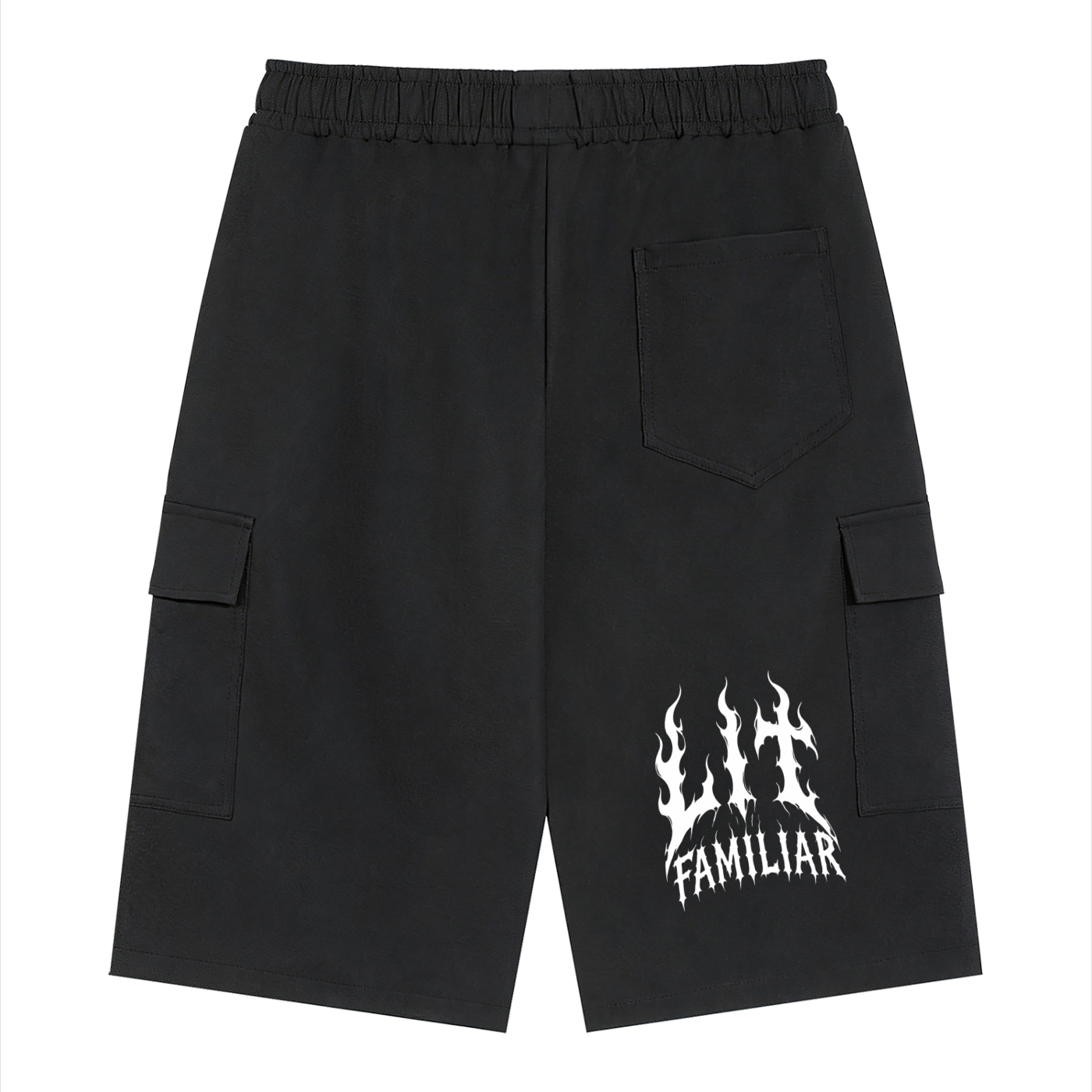 Unisex Drawstring Cargo Shorts