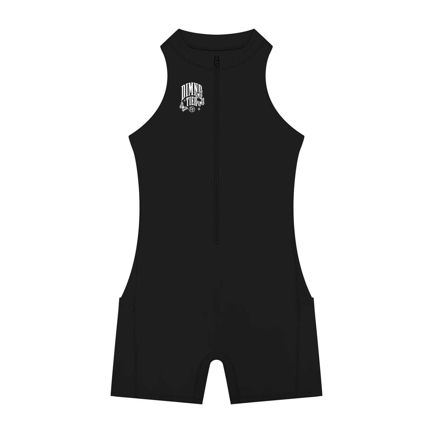 Women’s Quarter-Zip Yoga Romper