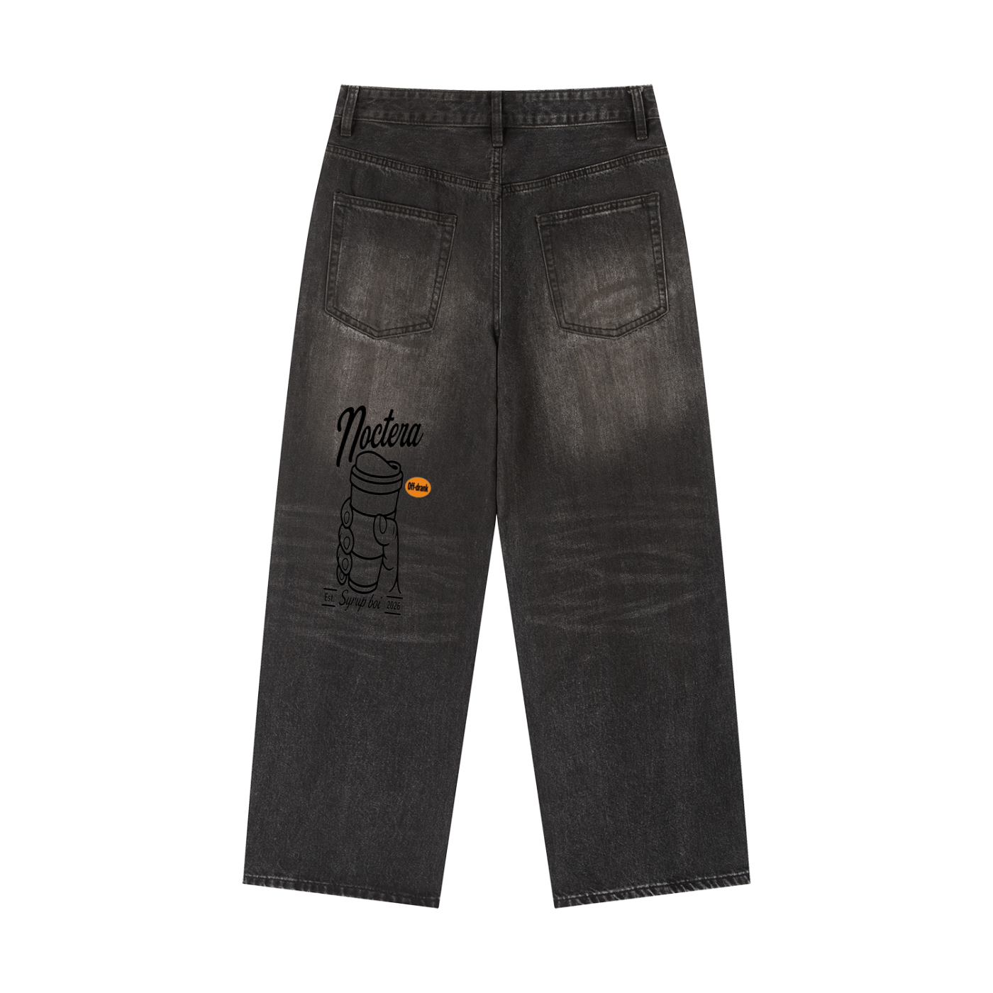 Vintage Wash Heavyweight Denim Jeans
