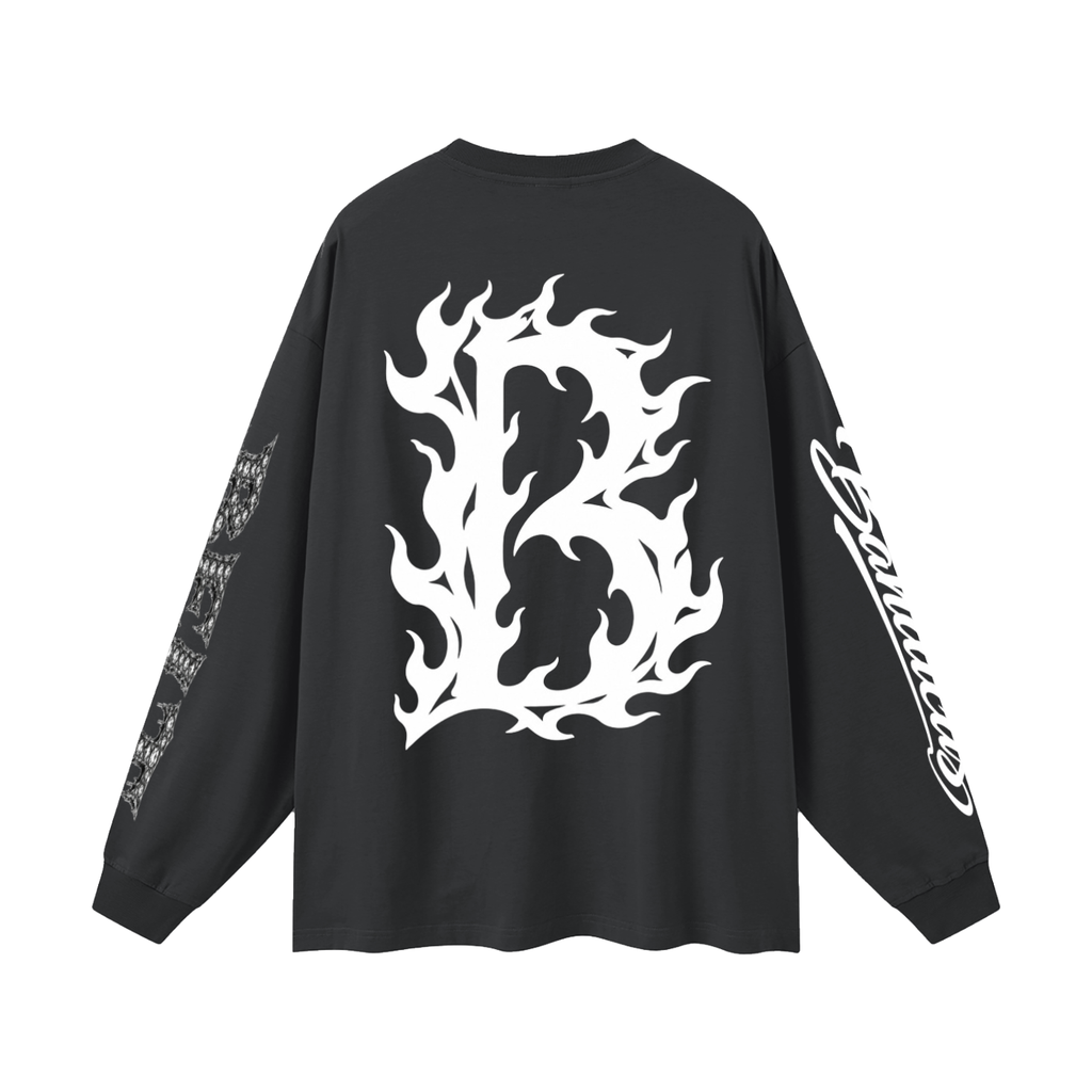 Oversized Unisex Long Sleeve T-Shirt