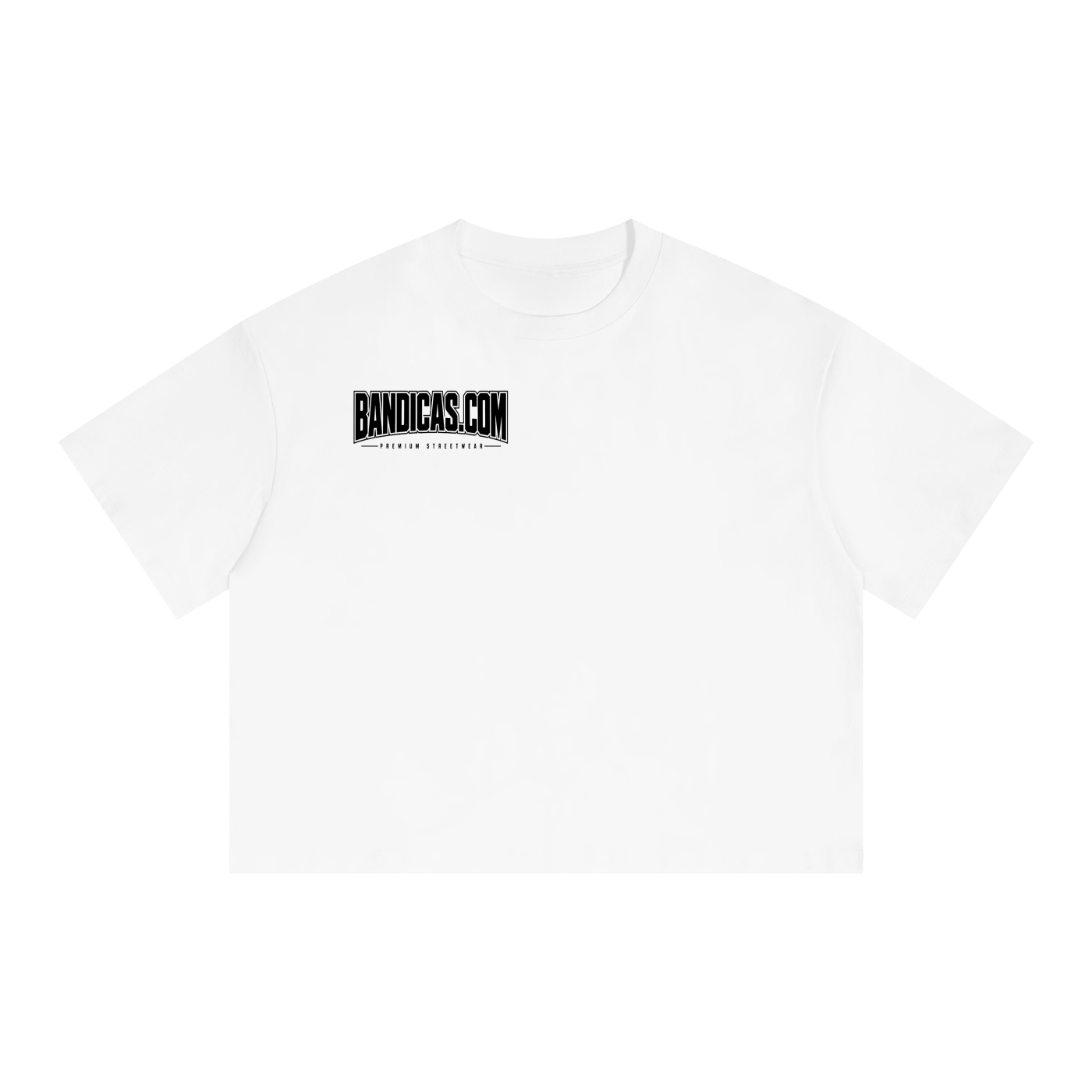 Unisex Boxy Drop Shoulder Crop T-Shirt