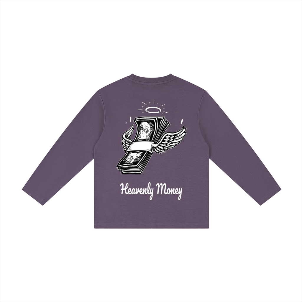 Kid's Drop Shoulder Long Sleeve T-Shirt