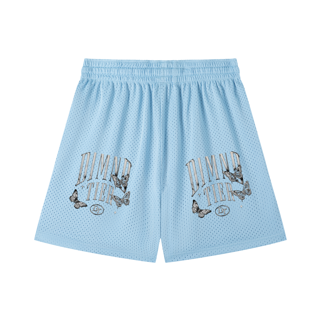 Mesh Drawstring Shorts
