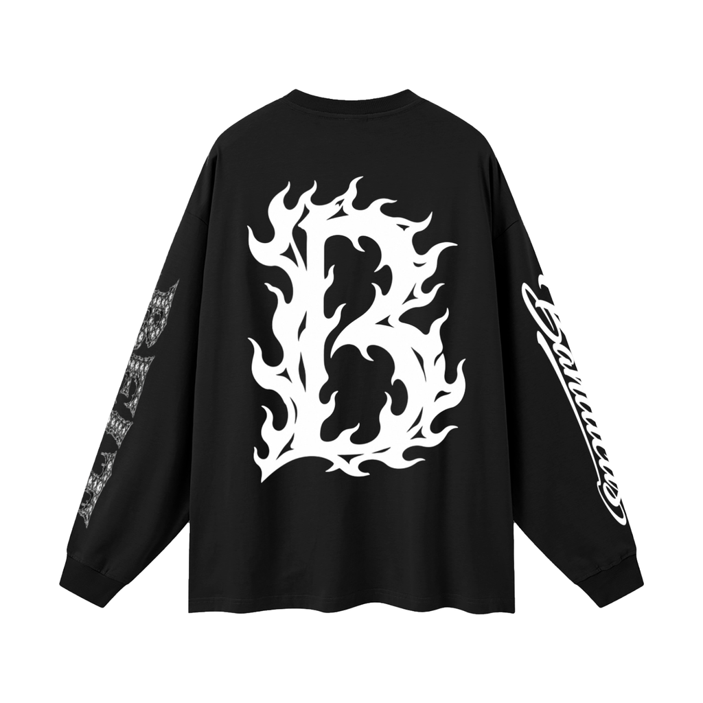 Oversized Unisex Long Sleeve T-Shirt
