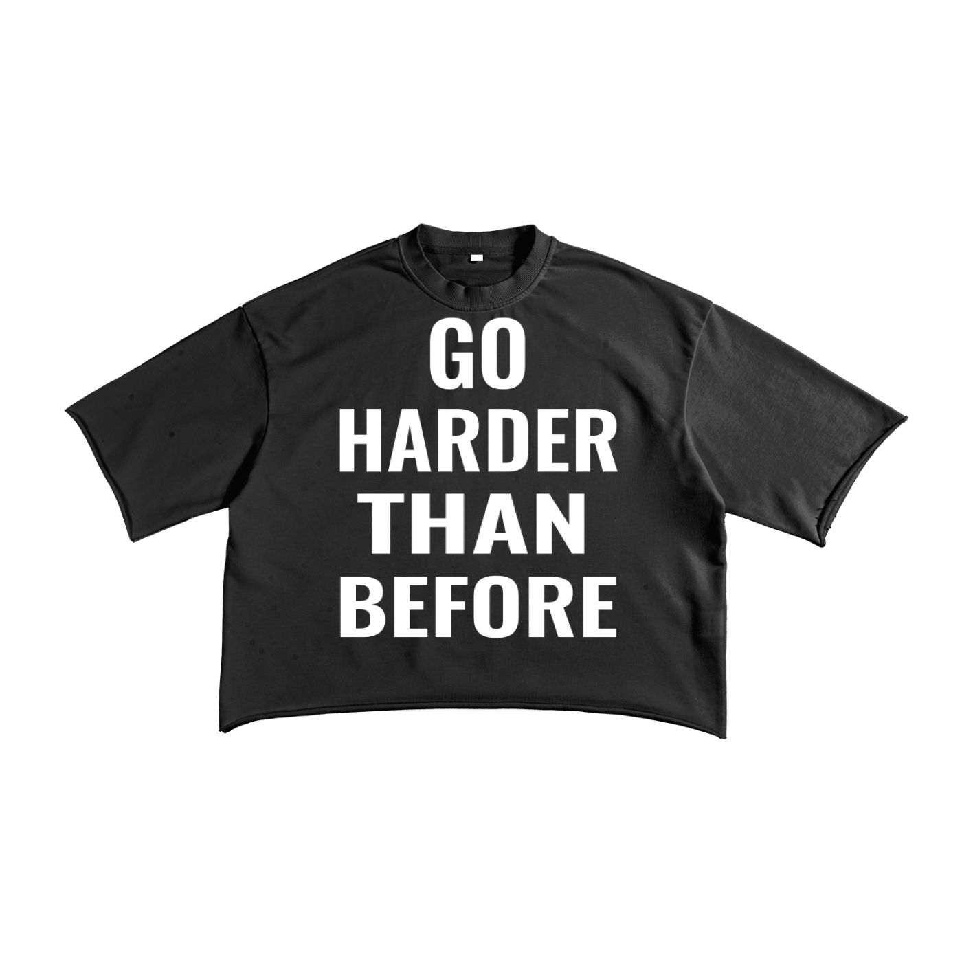 French Terry Raw Edge T-Shirt
