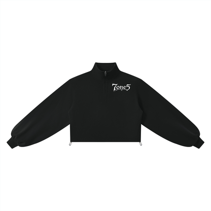 Women’s Mock-Neck Quarter-Zip Sweatshirt