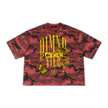 Unisex Boxy Camo Print T-Shirt