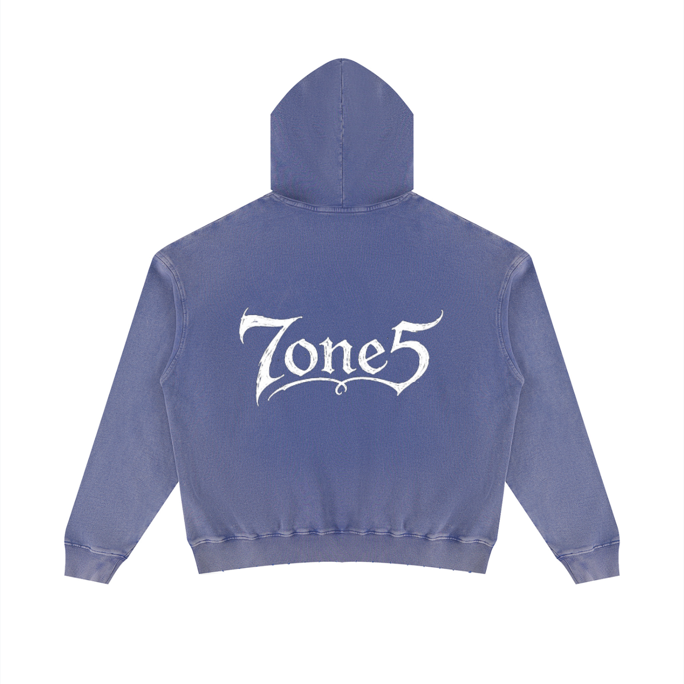 Unisex Mineral Wash Distressed Hoodie