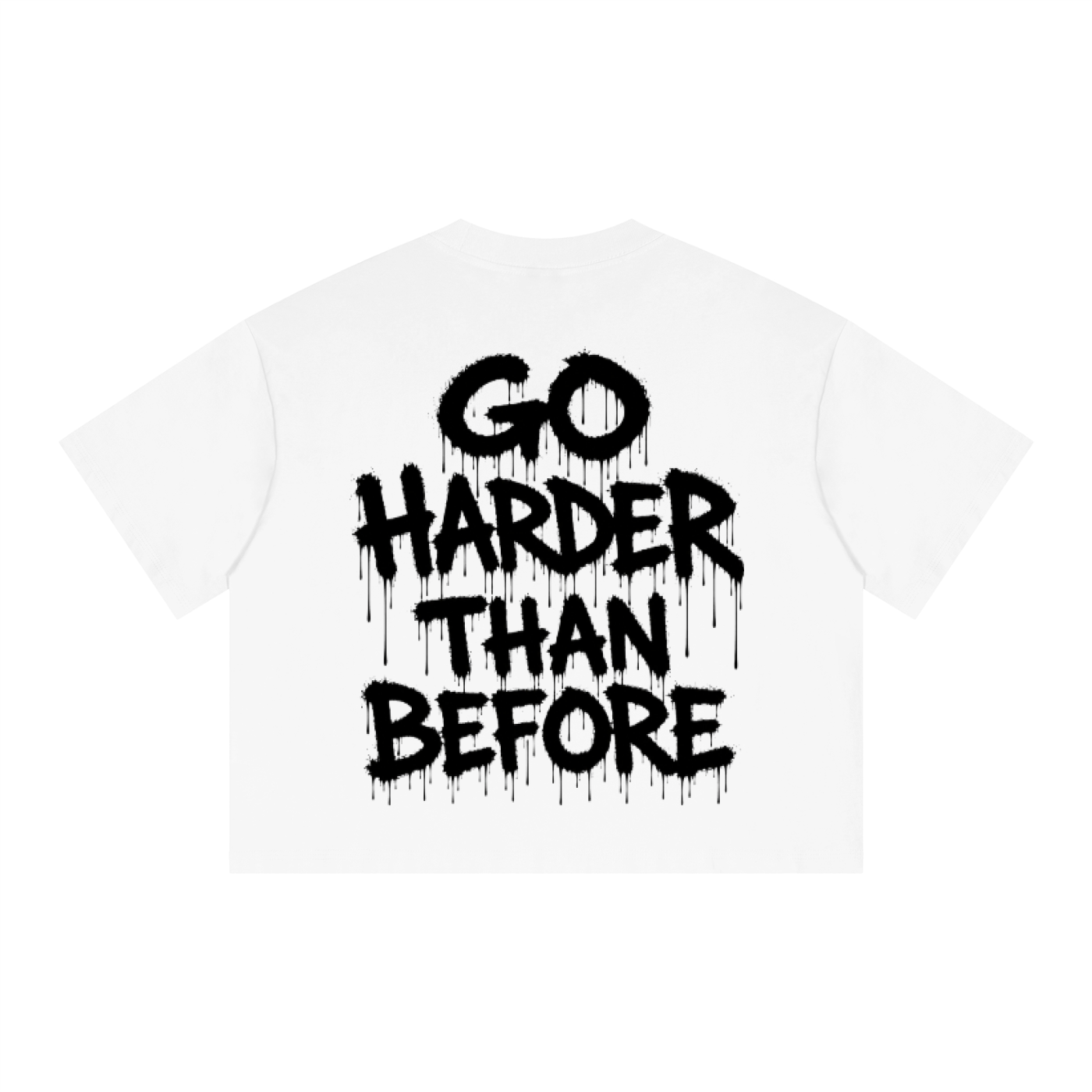 Ghtb Drop Shoulder Crop T-Shirt