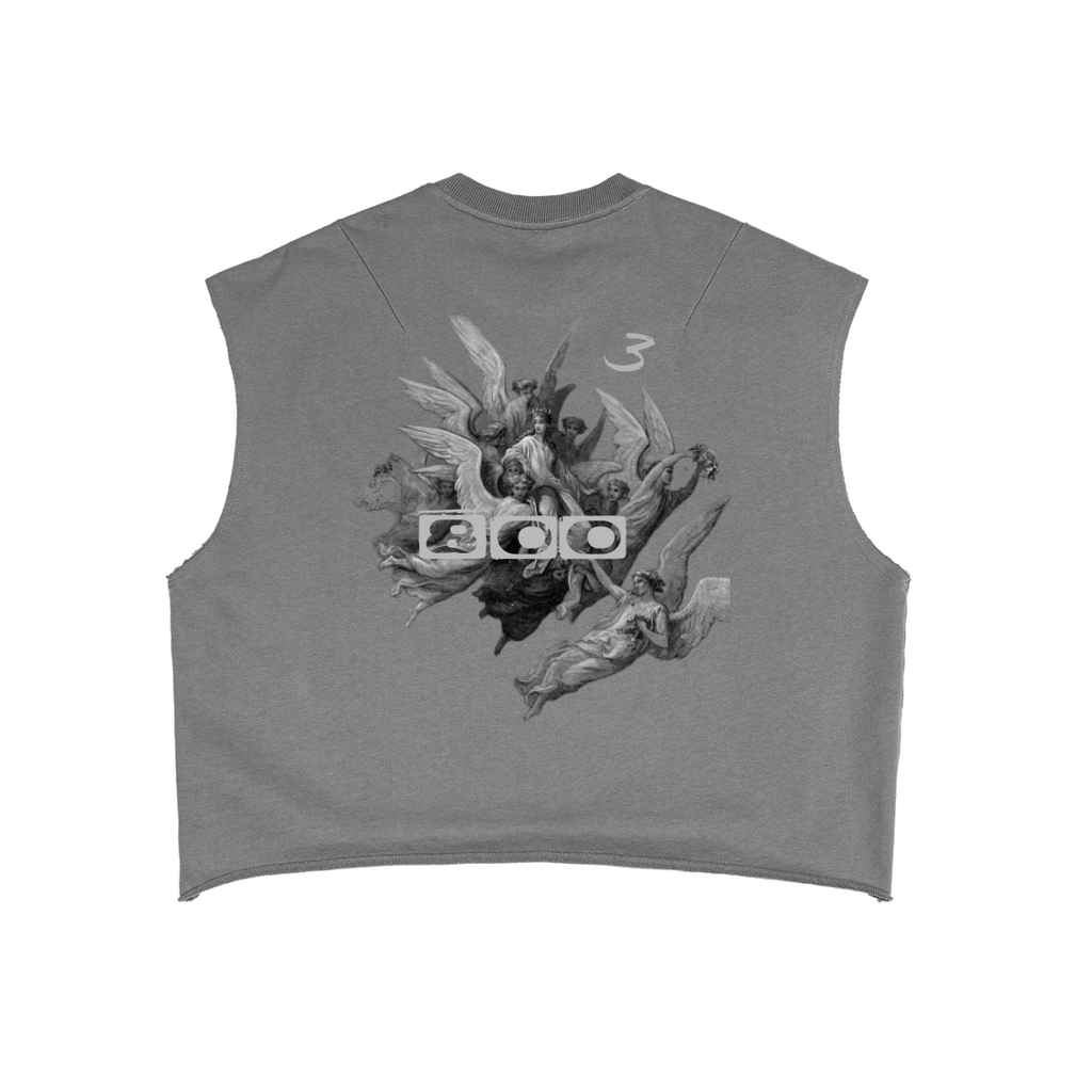 Dimnd tier Terry Boxy Tank Top