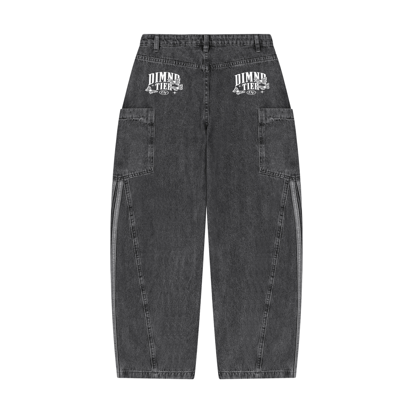 Women's Vintage Wash Barrel Leg Jeans
