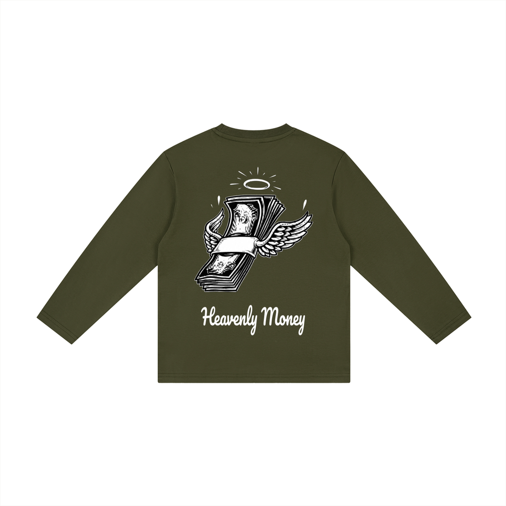 Kid's Drop Shoulder Long Sleeve T-Shirt
