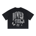 Unisex Boxy Drop Shoulder Crop T-Shirt